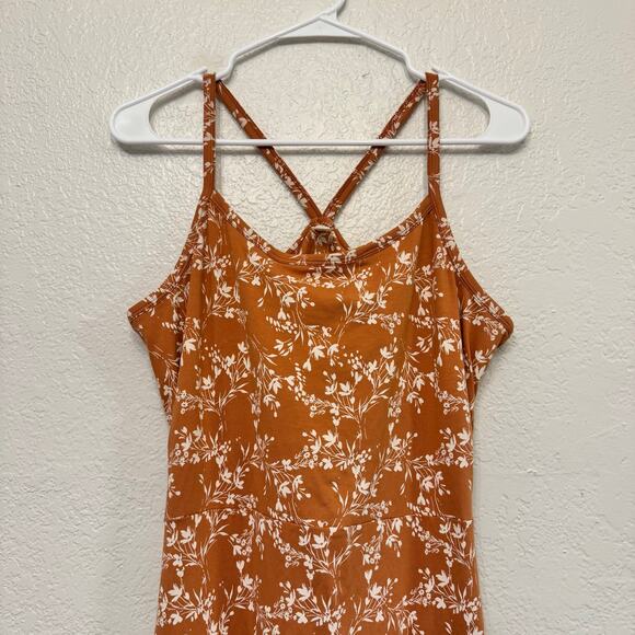 Pact Organic Cotton Fit & Flare Dress Built in shelf bra pockets XL Sustainable - Picture 7 of 7